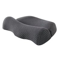 Magideal - Almohada Cervical Almohada Para El Cuello, Cuello Y Hombros Transpirables, Almohada De Espuma Viscoelástica Suave Para Relajación, Almohada Ergonómica Gris