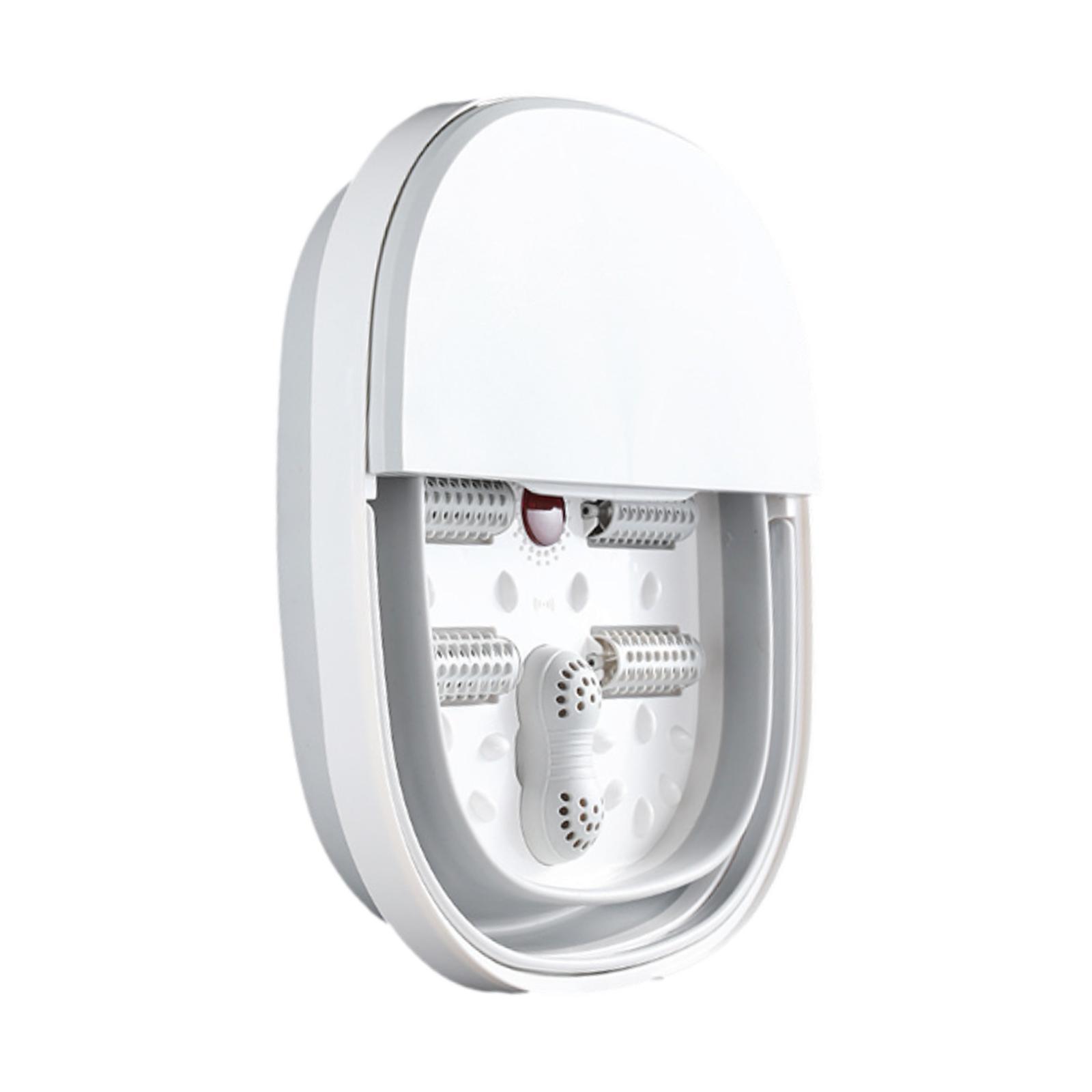 Ioensy - Rodillos De Masaje Shiatsu Para Spa De Pies Plegables, Para Pies, Spa, Remojo De Pies, Pedicura, Gris, Blanco, Antiseco