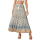 thumbnail image 1 of INSPIRE CHIC Falda Boho para Mujer Casual Campesina Floral Bohemia con Borlas Cintura Elástica Faldas Maxi M Beige, 1 of 6