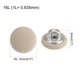 thumbnail image 2 of Uxcell 10pcs 16L Botón Cubierto de Tela de Tela 10mm Vástago de Metal Botones Redondos para Trajes Vestidos Blusas, Beige, 2 of 5