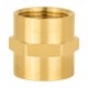 thumbnail image 1 of Acoplamiento hexagonal EFIELD de latón con forma de tetina 3/4 x 3/4 hembra NPT (paquete de 2 unidades), 1 of 7