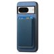 thumbnail image 2 of Funda de Cuero Magnética con Tarjetero para Google Pixel 8 Cubierta Delgada Azul, 2 of 5