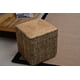 thumbnail image 3 of Puff Deco Puff Yute Natural/Negro Cuadrado Diseño Moderno Natural Rustico0,4x0,4 mts, 3 of 3