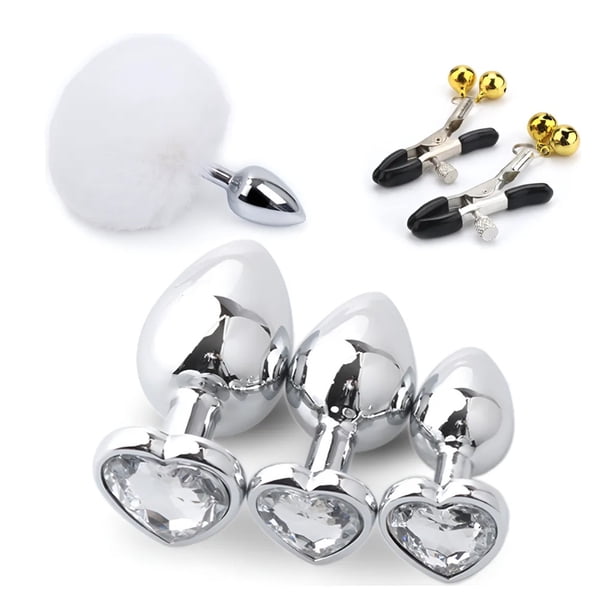 plug anal conejo Plug Anal Cotton Tails Cola de Conejo con Cuentas