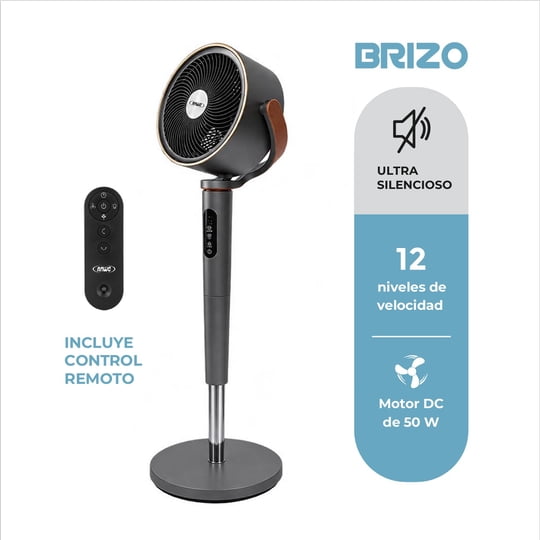 Ventilador Pedestal Anwo 3d Flow Brizo Fx-dc18r Oscilación 360°