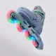 thumbnail image 3 of Patines En Línea Extensibles Hook Mijak Ajustables Niños S -30 A 33 64 Mm Celeste Pastel, 3 of 3