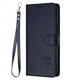 thumbnail image 1 of Funda tipo cartera FOXDOCK para infinix Note 40 Pro 5G con soporte, ranuras, RFID, diseño de gato, 1 of 5