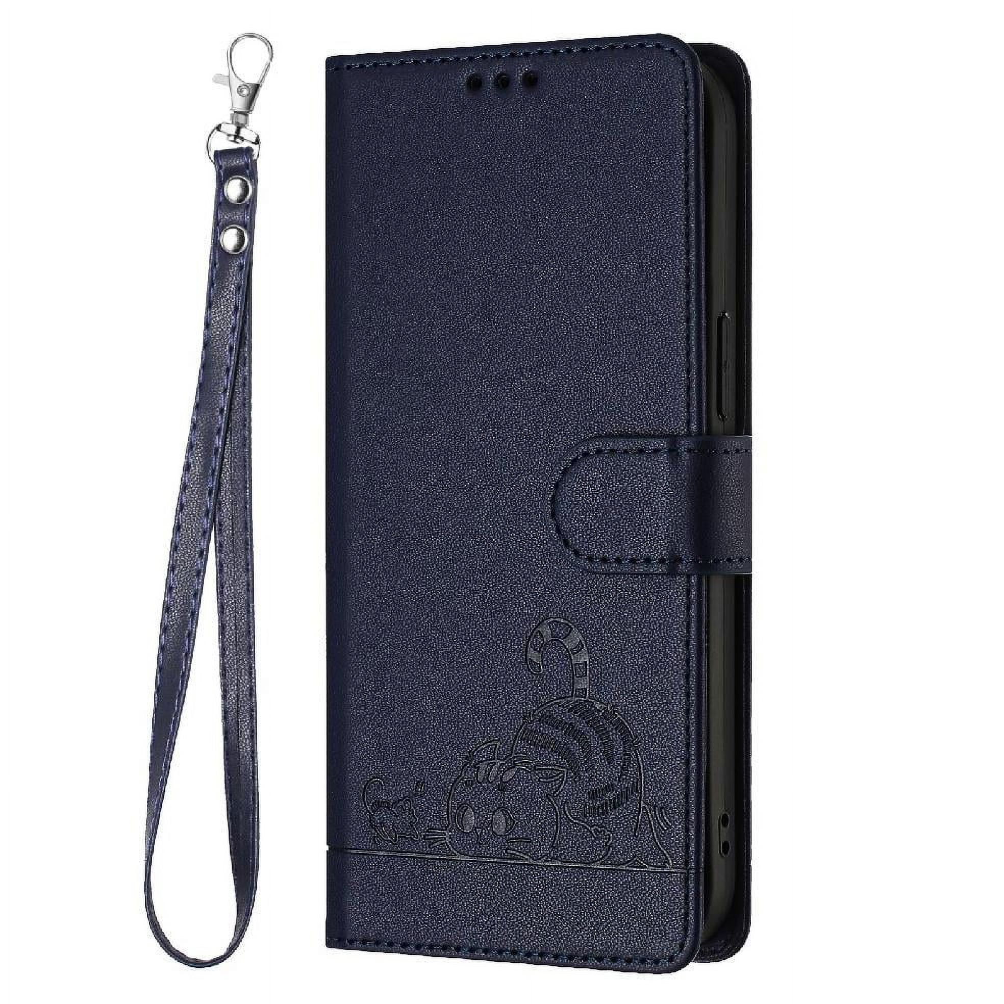 Funda Tipo Cartera Foxdock Para Samsung Galaxy A11 Con Soporte, Ranuras, Rfid, Diseño De Gato