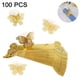thumbnail image 2 of 100 anillos de servilletas de papel con forma de mariposa para bodas, fiestas, decoración de mesas, restaurante, anillo de papel con mariposa calado., 2 of 8