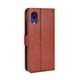 thumbnail image 1 of Funda tipo libro para Samsung Galaxy A03 CORE, cartera todo‑en‑uno, funda multifuncional con tarjetero y correa de muñeca desmontable, 1 of 4