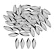thumbnail image 1 of 100pcs Cucharas De Pesca Con Mosca Se?uelo Lentejuelas Duras Cebos Plata S, 1 of 5