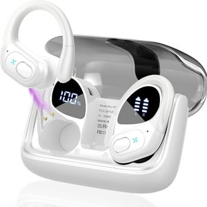 Aaronmei Auriculares Inalámbricos Bluetooth 5.4 Blanco