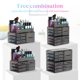 thumbnail image 3 of Organizador de maquillaje Awenia apilable con 8 cajones, paquete de 3, 3 of 8