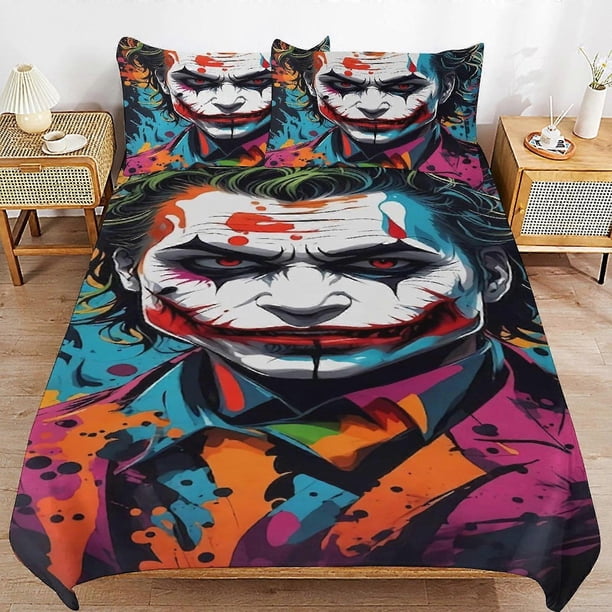 Juego De Funda Nórdica Joker Bedding Se Ultra Suave Y Agradable Al Tacto 3 Piezas Funda De Edredón Adorable