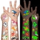 thumbnail image 1 of Tatuajes temporales AWINMAY Luminous para niños, 310 unidades con estilos mixtos, 1 of 6