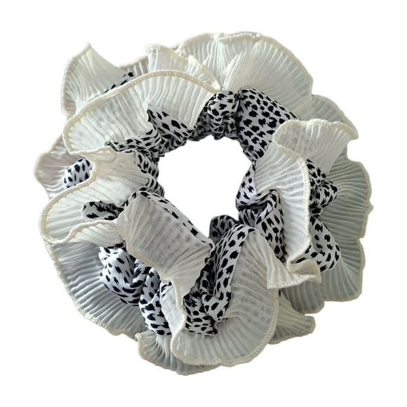 Rumba Doble Scrunchie XL Accesorios Color Blanco