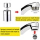 thumbnail image 4 of Aireador para grifo TOEGA giratorio 360° de 2 flujos, ahorro de agua, 4 of 7
