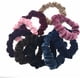 thumbnail image 4 of Paquete de 10 coleteros de terciopelo pequeños de colores surtidos para cabello fino, accesorios para el cabello para mujeres., 4 of 7