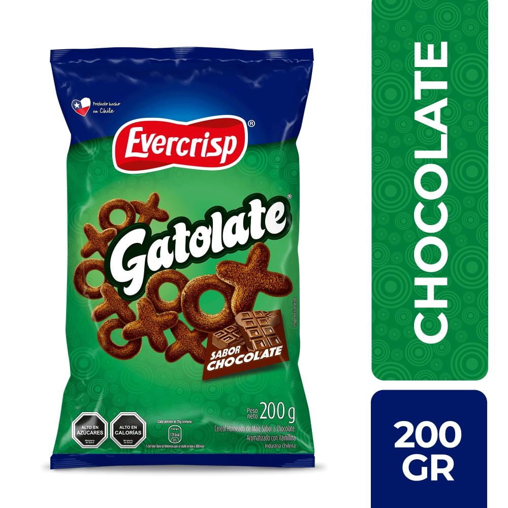 Suflés Gatolate Chocolate 200 g Evercrisp