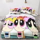 thumbnail image 2 of Juego de funda nórdica de Powerpuff Girl para niños, juego de ropa de cama con estampado 3D, funda de edredón con personajes de anime, funda de edredón decorativa de microfibra y poliéster c, 2 of 3