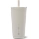 thumbnail image 1 of HydroJug Everyday Tumbler de 20 oz, vaso con bombilla y revestimiento cerámico, color lino, 1 of 3