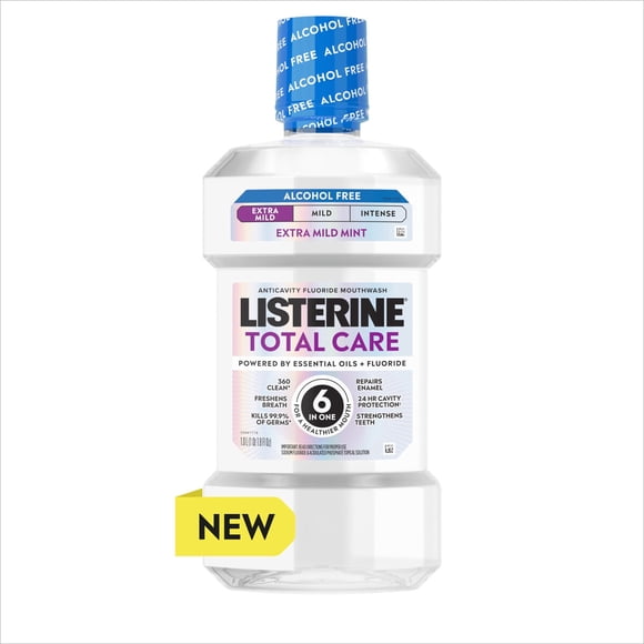 Enjuague Bucal Listerine Total Care Sin Alcohol 1L Extra Suave