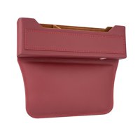 Ioensy - Asiento De Coche Gap Organizador Pu Cuero Universal Para Teléfonos Llaves Tarjetas Rojo