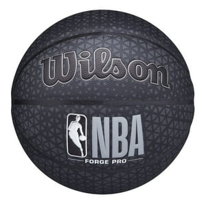 Wilson - Balón Basketball Nba Forge Pro Tamaño 7 Gris