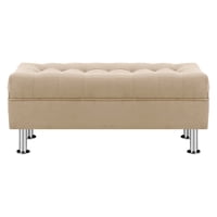 Bodevir - Banqueta Lisboa 2C Felpa 12 Beige