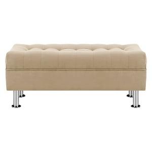 Bodevir - Banqueta Lisboa 2C Felpa 12 Beige