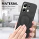 thumbnail image 5 of Magnetic Slim Case for Xiaomi Redmi Note 13 4G with Camera Guard & Anti-Scratch Back Black, 5 of 5