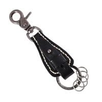 Gino Rodinis - Llavero Cuero Hombre Ll119 Negro