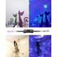 thumbnail image 3 of Paquete de 4 luces negras Onforu de 42 W, cable de 1,5 m, 110 V, 3 of 6
