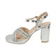 thumbnail image 2 of SANDALIAS DE FIESTA BONNY FRANCO PLATA MUJER 406-0009 - Talla 38, 2 of 6