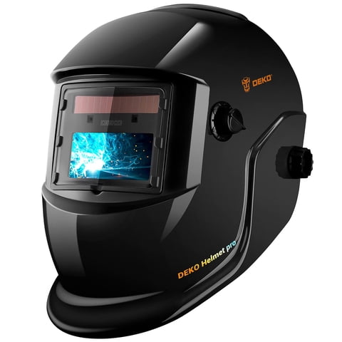 Casco De Soldadura Dekopro True Color Auto Oscurecimiento Solar Power