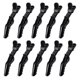 thumbnail image 2 of Pinzas de Cabello Tipo Cocodrilo para Peluquería x5 Negro, 2 of 3
