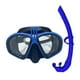 thumbnail image 1 of Conjunto De Snorkel Antiniebla, Equipos De Natación Para Natación, Apnea, Snorkel, Azul Y Negro, 1 of 3