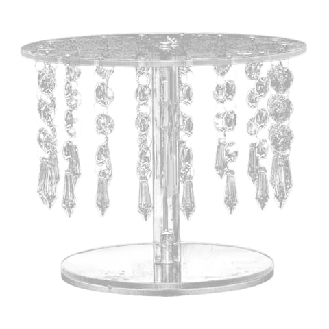 Magideal - Soporte De Pastel Redondo Pedestal De Pastel Postre Exhibición De Cupcakes Decoración De Dulces Bandeja De Refrigerios Pastelería Para Hornear Suminis 20Cmx15Cm