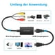 thumbnail image 4 of Convertidor de RCA a HDMI, adaptador de audio y video compuesto CVBS AV a HDMI 1080P con cable HDMI para PS2/Xbox/SNES/N64/VHS/VCR, grabadora de video y DVD, compatible con PAL/NTSC., 4 of 7