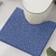 thumbnail image 5 of Alfombra de baño en forma de U, supersuave, peluda y con contorno para el suelo del baño, esponjosa, absorbente de agua, antideslizante, lavable a máquina, secado rápido, 5 of 5
