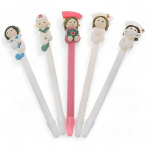 Genérico - Combo 8 Lapices Enfermera Lapiz Boligrafo Pluma Marcador Tintero