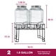 thumbnail image 3 of Set de 2 dispensadores de bebidas de vidrio de 1 galón FineDine, 3 of 7