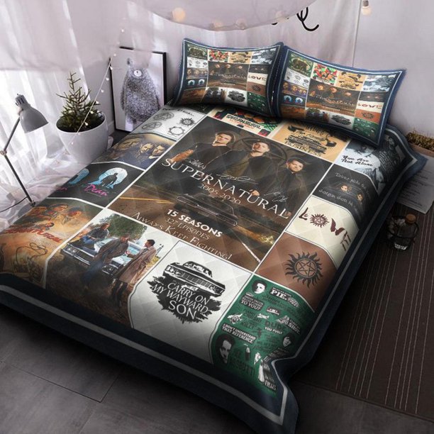 Seasons Years Of Supernaturals 00-00 Quilt Duvet Cover Set Bedding 3-Piece Bedding Set