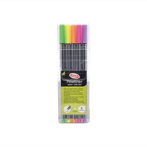Adix - Fineliner Triangular Neón 5 Colores