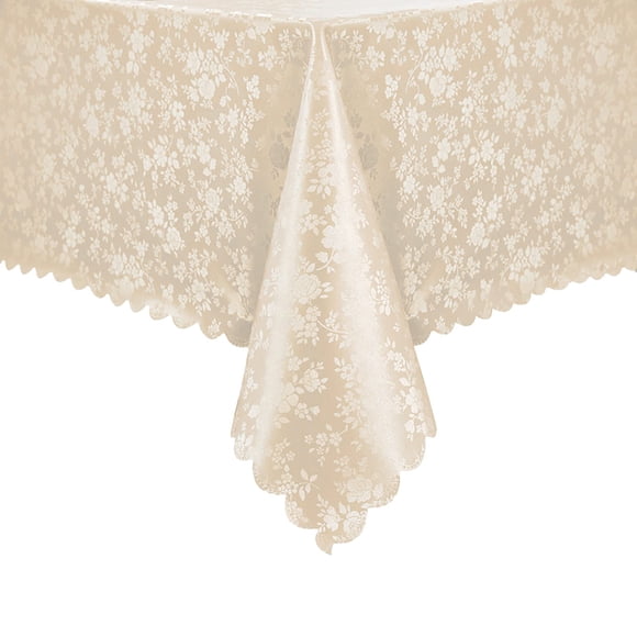Mantel Romanstile 152x213 cm Rosa Beige de Vinilo
