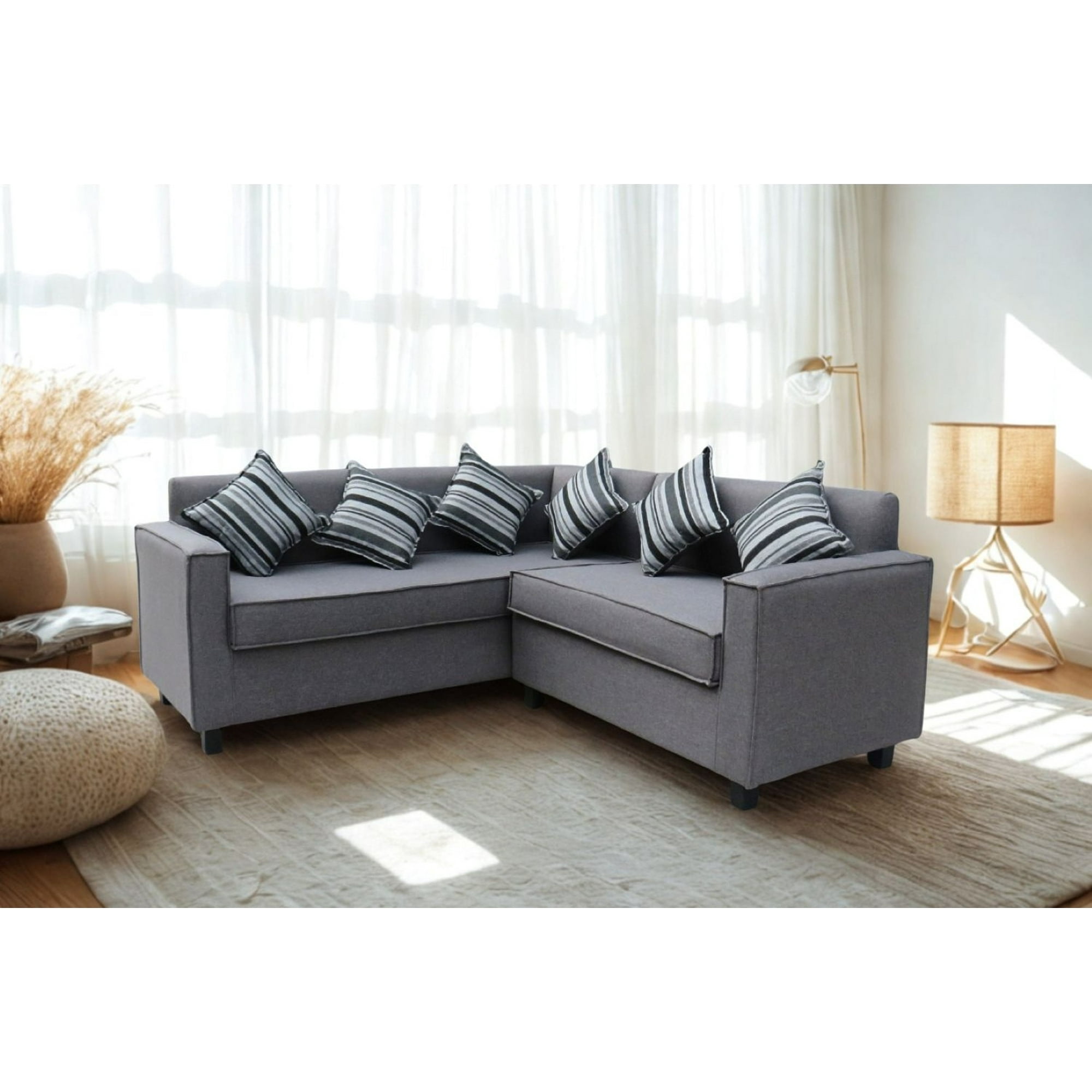 Almore - Sofa Seccional Constanza Gris