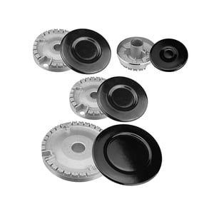 Magideal - Tapa De Llama Para Estufa De Gas, Multiuso, Fácil De Transportar, Fácil Instalación, Estufa De Gas Desmontable, Piezas De Repuesto, Juego De Gorro De Superficie Cóncava