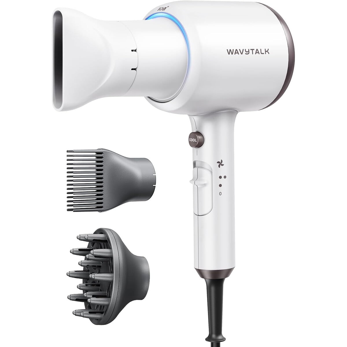 Secador De Pelo Wavytalk 1875w Iónico Difusor Rápido