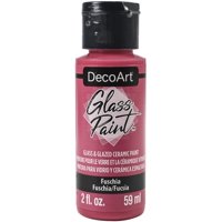 Pintura Para Vidrio Decoart Fucsia 59 Ml
