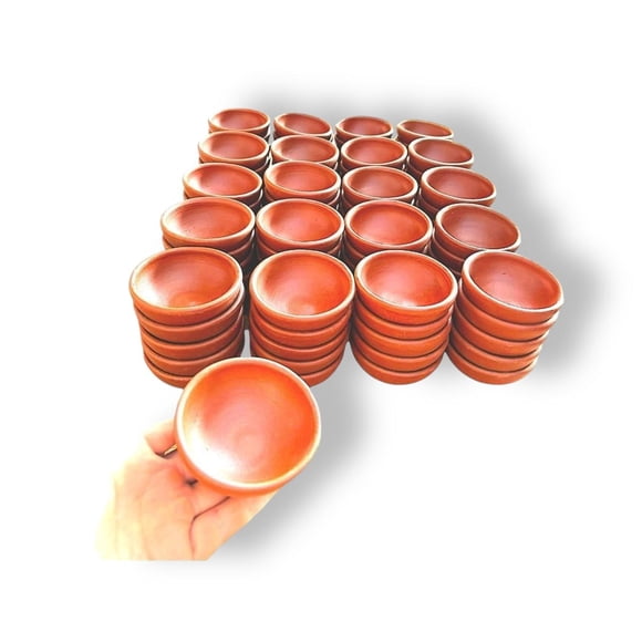 Pocillos De Greda Para Salsas 8cm Pack 100 Unidades